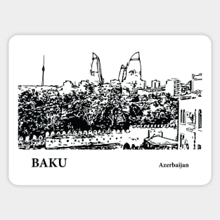 Baku Azerbaijan Sticker